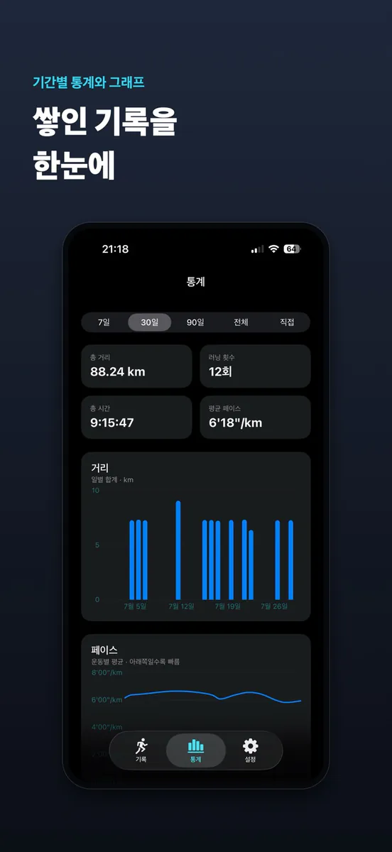 RunShot for Runners App Store 공개 화면 5