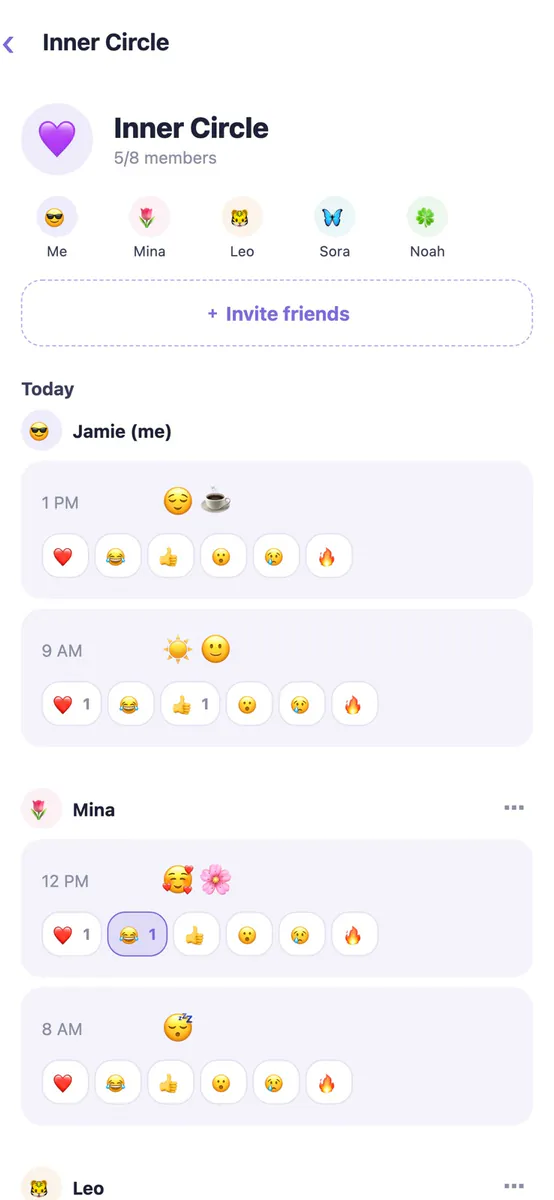 vibely - 감정 다이어리 App Store 공개 화면 2