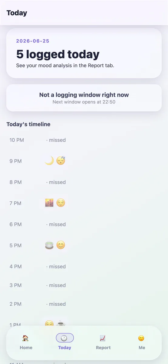 vibely - 감정 다이어리 App Store 공개 화면 3