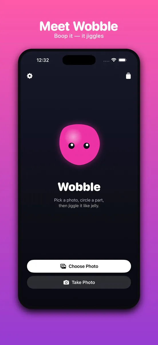 Wobble: Jiggle Photo Effect App Store 공개 화면 1